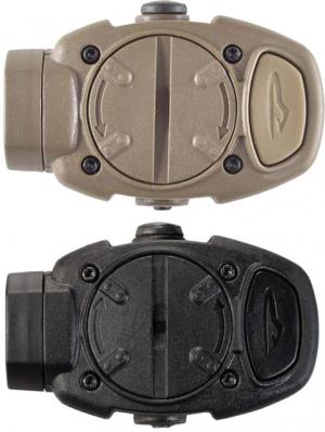 Princeton Tec Switch Rail Weapon Mounted Task Light, CR2016 Lithium, IR/White, 10 Lumens, Black, SRM-IRW-BK