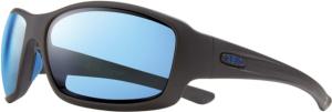 Revo Maverick Superflex Sunglasses, Matte Black Frame, Blue Water Lens, Med/Med Lrg, RE 1098N 01 BL