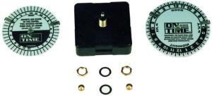 On Time Wildlife Feeders Clock w/ Dial And Clips, Black, 00204