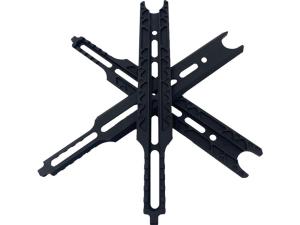 Salmon River Solutions Hunters Rail M-LOK and 10-32 Attachments Aluminum Black - 592979
