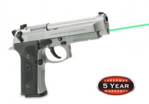 LaserMax Green Laser Sight for Beretta 92, 96 and Taurus 92, 99, 100, 101, LMS-1441G
