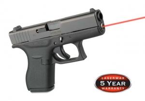 Lasermax Guide Rod Red Laser Sight for Glock 42 LMS-G42