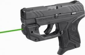 LaserMax CenterFire Gripsense Light & Green Laser for Ruger, Black, GS-LCP2-G