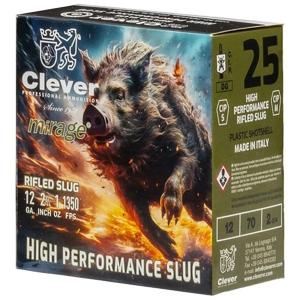 Clever Mirage 12 Gauge 2.75 1 oz Rifled Slug (Box)",1165