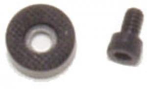 Ed Brown Products Magazine Release Button, 1911, Oversize, w/ 4-40 Hex Screw, Blue, 840