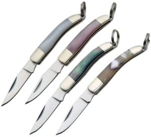 China Made Keychain Knife Set MOP, 210614