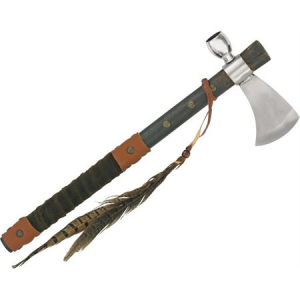 China Made 210742 Tomahawk Peace Pipe with Wood Handle
