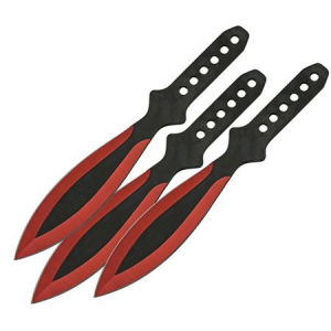 China Made 211415RD Throwing Knife Set Red