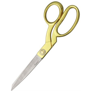 China Made 107713GD Fatima Tailor Scissors Stainless Construction with Gold Toned handle