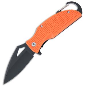 Orange Camping Assisted Opening Linerlock