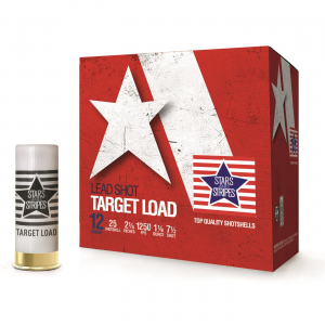 Stars and Stripes Target Loads 12 Gauge 2 3/4 inch 1 1/8 oz. 25 Rounds
