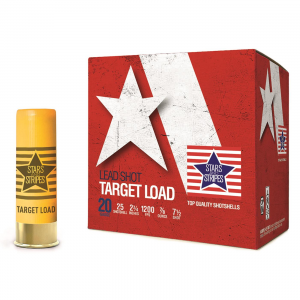 Stars and Stripes Target Loads 20 Gauge 2 3/4 inch 7/8 oz. 25 Rounds