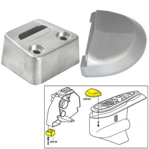 Tecnoseal Anode Kit w/Hardware - Volvo SX - Aluminum, 20708AL