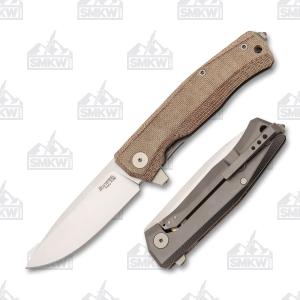 LionSteel Myto Natural Canvas Micarta