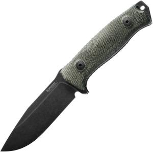 lionSTEEL M5 Green Canvas Micarta PVD
