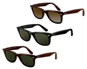Ray-Ban Original Wayfarer Sunglasses RB2140, Black Crystal Green Polarized Frame, Polarized 54mm Lenses, 901-58-5418