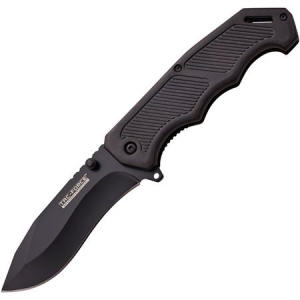 Tac Force Knives 893GY Assisted Opening Linerlock Folding Pocket Black Finish Knife with Grey Wood Handles