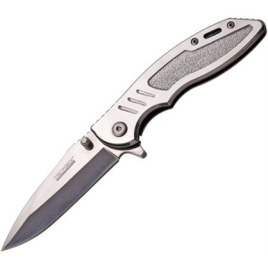 Tac Force Knives 908CH Assisted Opening Framelock Folding Pocket Knife with Mirror Finished Stainless Handles