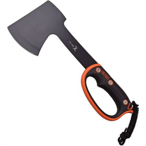 Elk Ridge Knives AXE1 Axe with Orange ABS and Black Rubber Handle