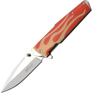 MTech A1185RD Flame Linerlock A/O Red