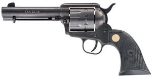 Chiappa Firearms CF340155 1873 Single Action Army 22-10 Single 22 Long Rifle 4.75" 10 Black Syntheti