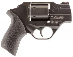 Chiappa Firearms 340217 Rhino 200D Double 357 Magnum 2" 6 Black Rubber Black