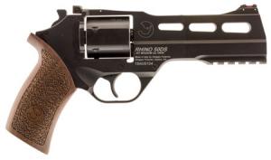 Chiappa Firearms 340220 Rhino 50DS Single/Double 357 Magnum 5" 6 Walnut Black