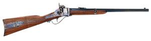 Chiappa 910.015 1863 Sharps Cavalry Rifle, 22" Blued Barrel, Walnut Stock