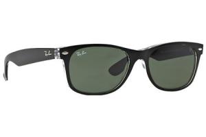 RAY BAN Wayfarer Liteforce with Matte Black Frame and Green Classic G-15 Lenses