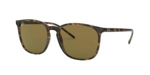Ray-Ban RB4387 Sunglasses 710/73-56 - Havana Frame, Dark Brown Lenses