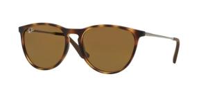 Ray-Ban RJ9060S Sunglasses 700673-50 - Rubber Havana Frame, Dark Brown Lenses
