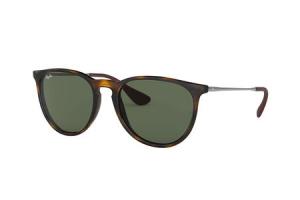 RAY BAN Erika with Gloss Tortoise Frame and Dark Green Lenses
