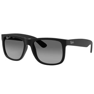 Ray-Ban Justin RB4165 Gradient Sunglasses - Matte Black/Gray Gradient - Standard