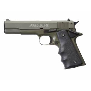 Chiappa 401121 1911-22 .22 LR 5" Pistol OD Green Hogue Grips, Lightweight Design, Reliable Performance