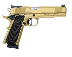CHIAPPAÂ 1911 EMPIRE GRADE PISTOL 45 AUTO 5IN BARREL 8RD GOLD COMBAT HAMMER/TRIGGER TARGET SIGHTS G10 GRIPS 2-8 RD MAG 440.194