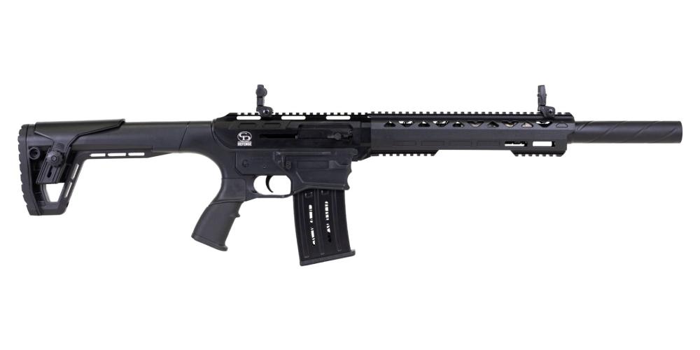 Charles Daly AR-12A 18.5" 12GA 5rd Shotgun, Black - 930.420