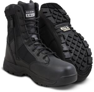 Original S.W.A.T. Classic 9in Waterproof Side Zip CST Boots, 15, Black, 129101-15.0-R