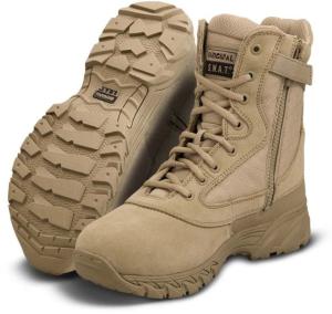 Original S.W.A.T. Chase 9in Tactical Side Zip Boots, Tan, 14 1312-TAN-14-0, 131202-14.0-R