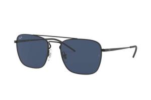 RAY BAN RB3588 Black Frame with Blue Classes Lenses - Standard
