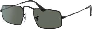 Ray-Ban Julie RB3957 Sunglasses, Polarized Green Lenses, Black, 49, RB3957-002-58-49