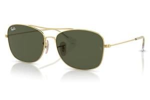 RAY BAN RB3799 Sunglasses with Gold Frame and Green Lenses