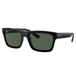 Ray-Ban Warren Bio-Based RB4396 Polarized Sunglasses - Polished Black/Dark Green Classic - Medium