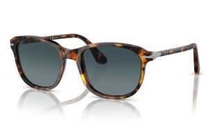 PERSOL PO1935S Sunglasses with Madreterra Frame and Light Blue Gradient Dark Blue Lenses