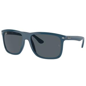 Ray-Ban Boyfriend Two RB4547 Glass Sunglasses - Blue/Blue Classic - Large