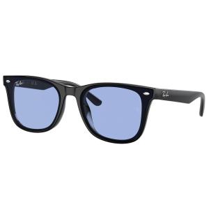 Ray-Ban 0RB4420 Black Sunglasses w/Blue Lenses 0RB4420-601/80-65