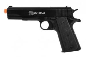 Colt M1911A1 Spring Pistol, Metal Slide HPA, Black 18116