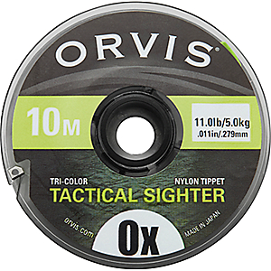 Orvis Tactical Sighter Tippet - CHART/ORG/White