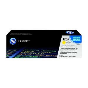 HP 125A Original LaserJet Toner Cartridge For Cost Effective Printing (Yellow, 1400 Pages)