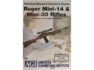 American Gunsmithing Institute (AGI) Technical Manual & Armorer's Course Video Ruger Mini-14 & Mini-30 Rifles" DVD - 239071"