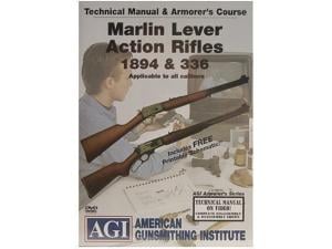 American Gunsmithing Institute (AGI) Technical Manual & Armorer's Course Video Marlin Lever Action Rifles 1894 & 336" DVD - 829483"